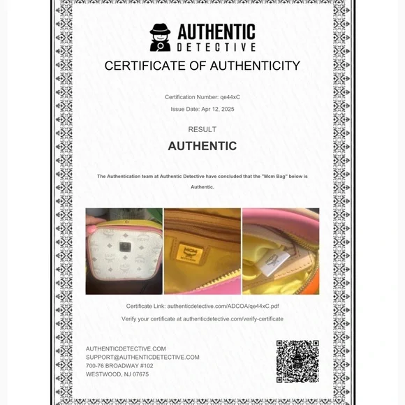 MCM pink/yellow/orange crossbody - Picture 11 of 11